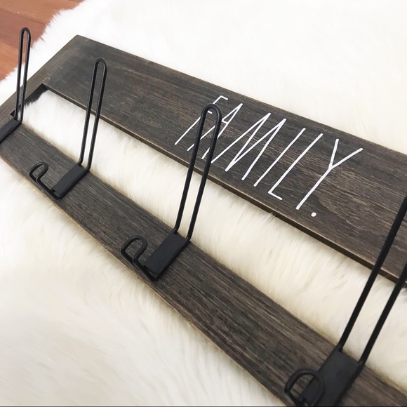 Rae Dunn Other - Rae Dunn FAMILY Coat Hooks Entryway